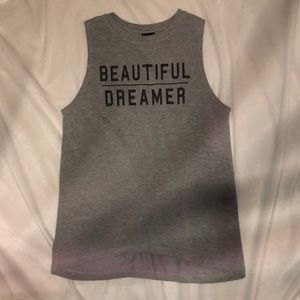 Gray tank top